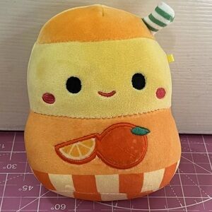 Squishmallows Mystery Squad Scented Marcos Orange Juice 6" Plush Stuffed Animal